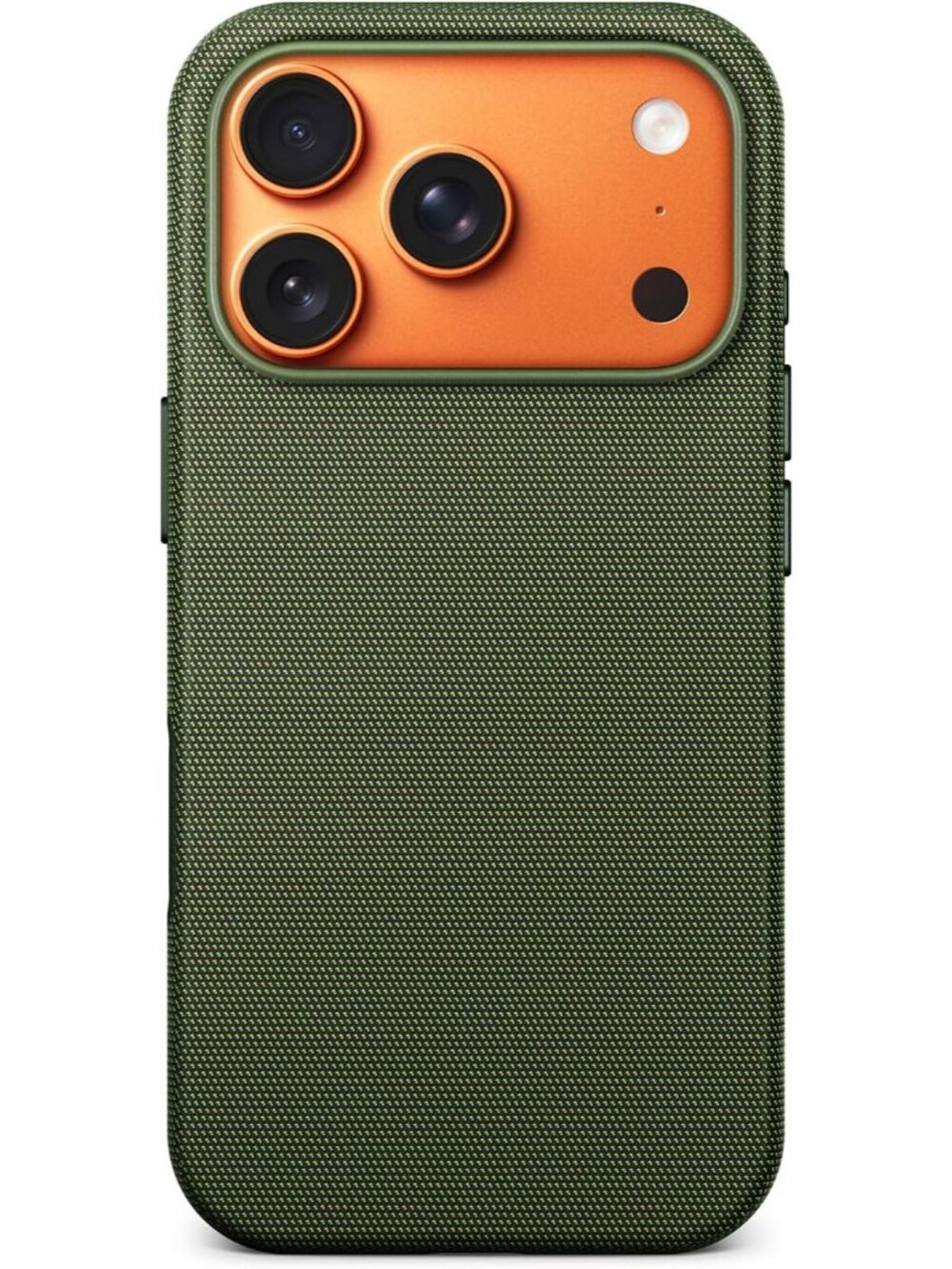 iPhone 17 Pro Max Green Techwoven Drop Protection Shockproof Skin-Friendly Case
